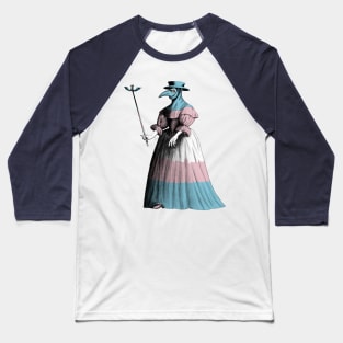 Trans Lady Plague Doctor (antique) Baseball T-Shirt